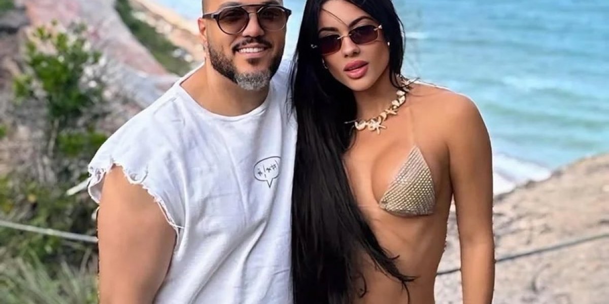 Belo surpreende Rayane com decoração romântica em aniversário de namoro