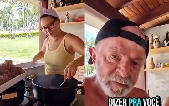 Janja mostra preparo de carne de paca no almoço de Páscoa com Lula