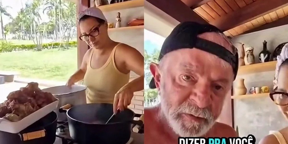 Janja mostra preparo de carne de paca no almoço de Páscoa com Lula