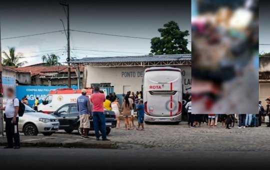 Ônibus invade ponto de apoio e deixa pelo menos dois mortos na BA-263, em Itambé