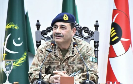 Chefe do Exército paquistanês Asim Munir