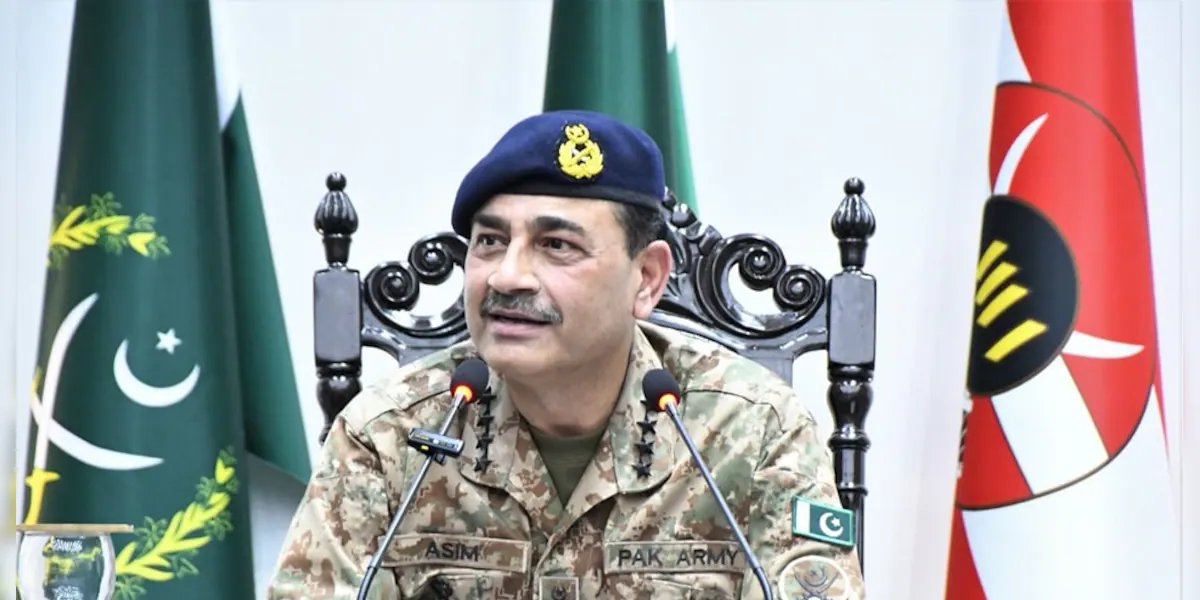 Chefe do Exército paquistanês Asim Munir