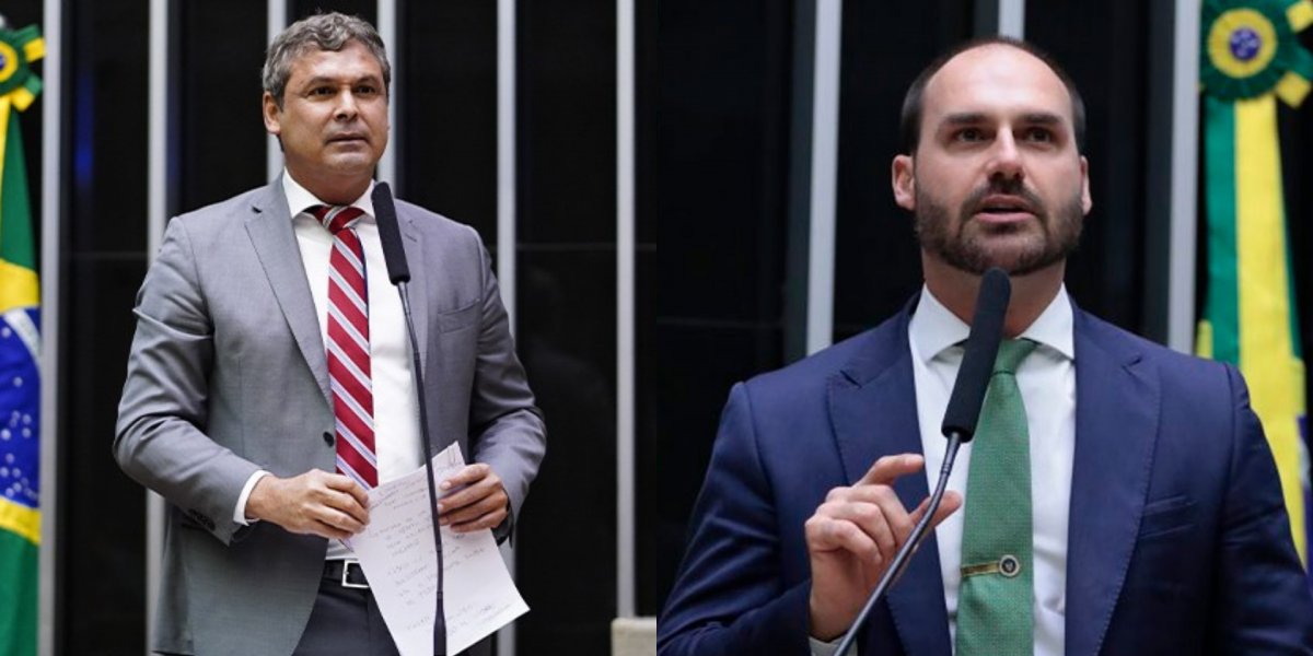 Deputado Lindbergh pede ao STF prisão de Eduardo Bolsonaro por falas envolvendo o TSE