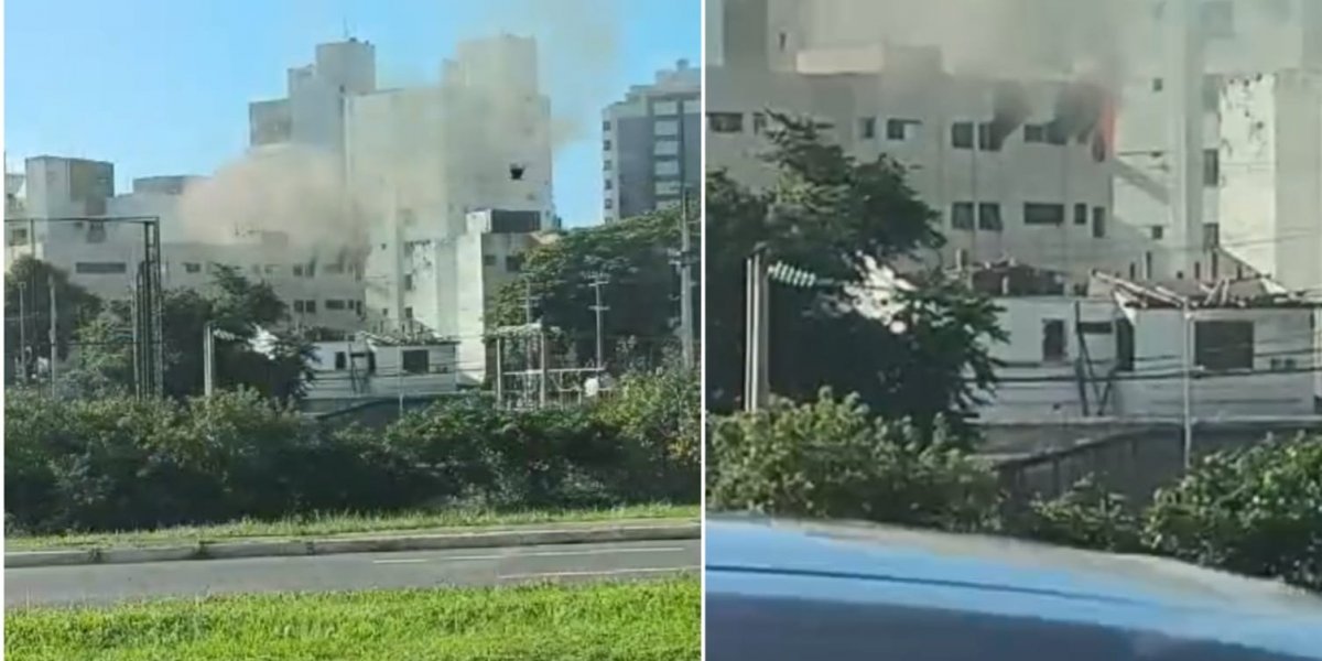 Incêndio em apartamento no Costa Azul assusta moradores em Salvador