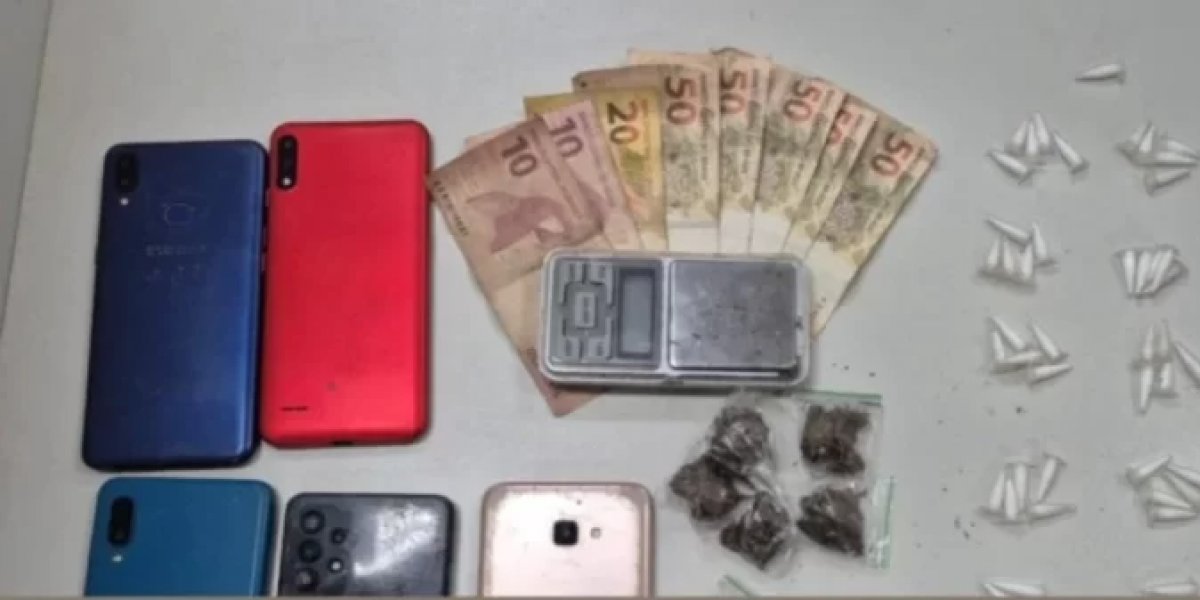 Rondesp prende suspeito em Lauro de Freitas e apreende cocaína, maconha e celulares