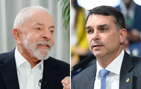 Lula e Flávio Bolsonaro empatam tecnicamente em cenário de 2º turno, aponta pesquisa