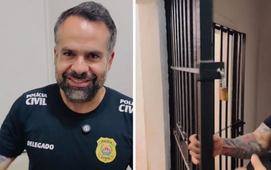 Delegado faz tour por 'Hotel 5 estrelas' da Polícia Civil de Minas Gerais