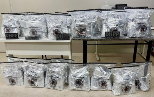 Polícia Civil apreende 80 kg de cocaína durante operação na BR-116