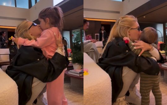 De Madrid ao Brasil: Virginia se despede dos filhos após viagem: 'Vão ficar com o pai'