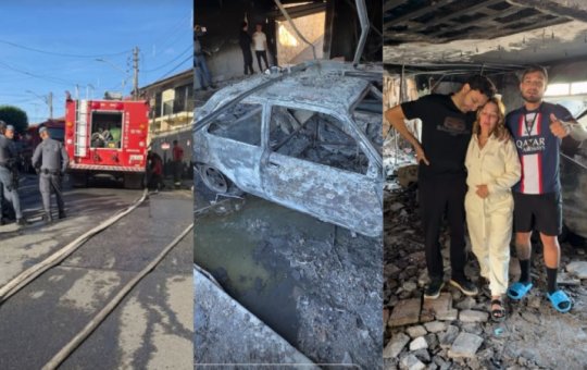 Casa dos pais de MC Gui é atingida por incêndio em São Paulo 