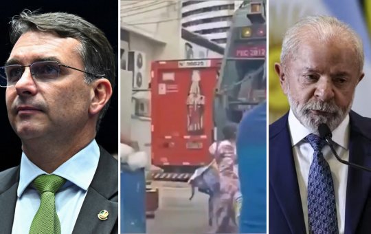 Flávio Bolsonaro usa vídeo antigo de fome para criticar Lula nas redes sociais