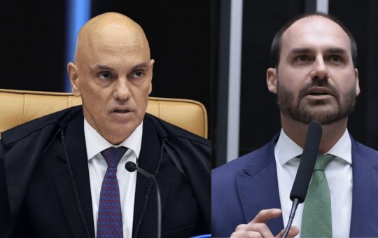 Eduardo Bolsonaro será interrogado por Moraes em ação sobre trama golpista