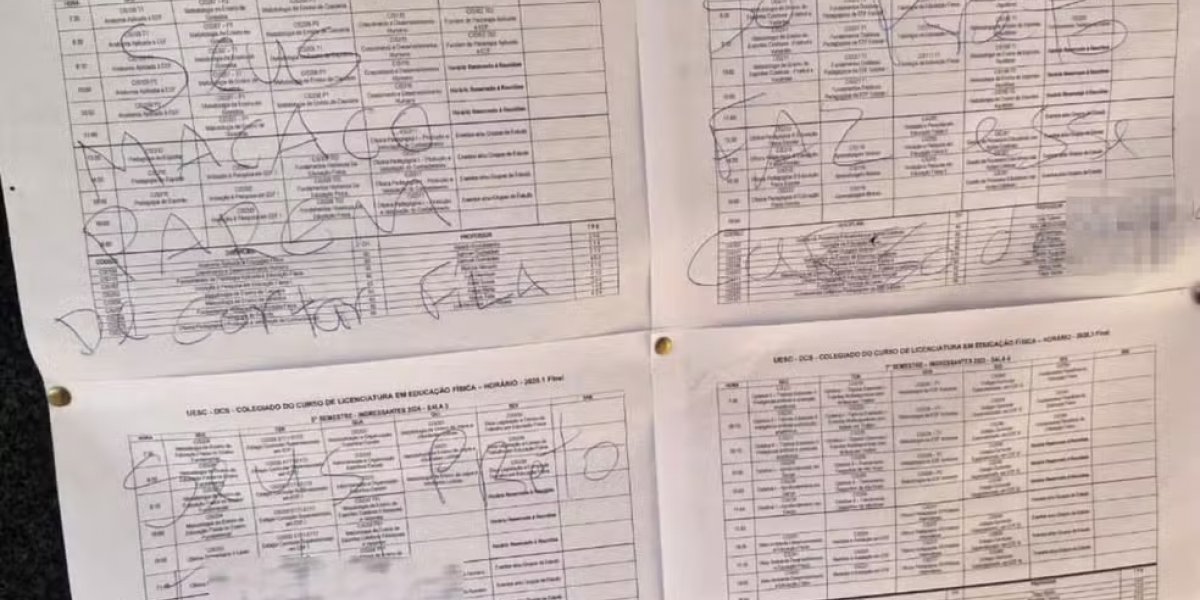 Mensagens racistas feitas na Universidade Estadual de Santa Cruz (UESC)