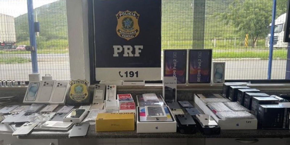 Apreensão de celulares, canetas emagrecedoras e vapes