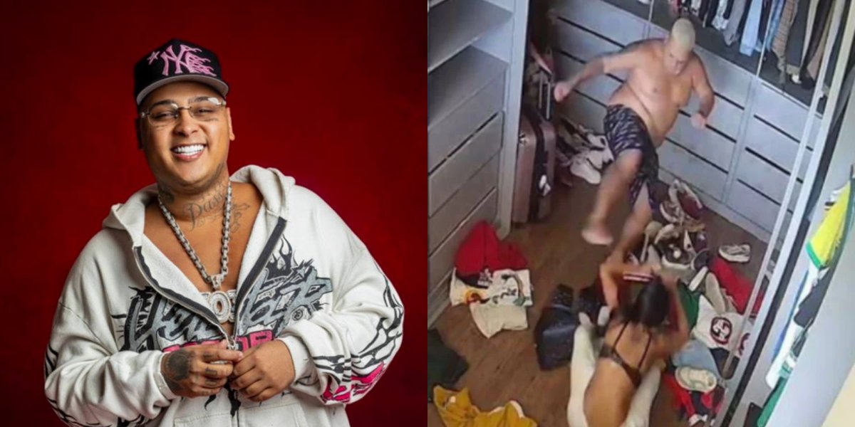 MC Ryan, preso em operação da Polícia Federal, já foi flagrado agredindo esposa e filha