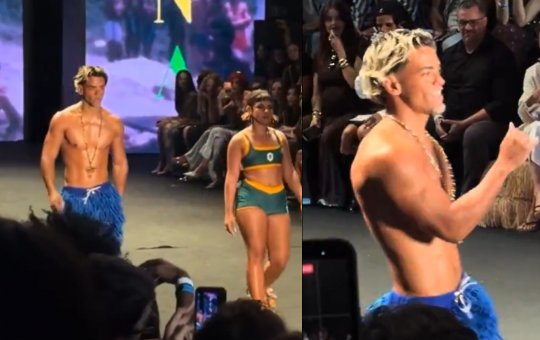 Dancinha de influenciadores em desfile gera críticas e divide opiniões nas redes