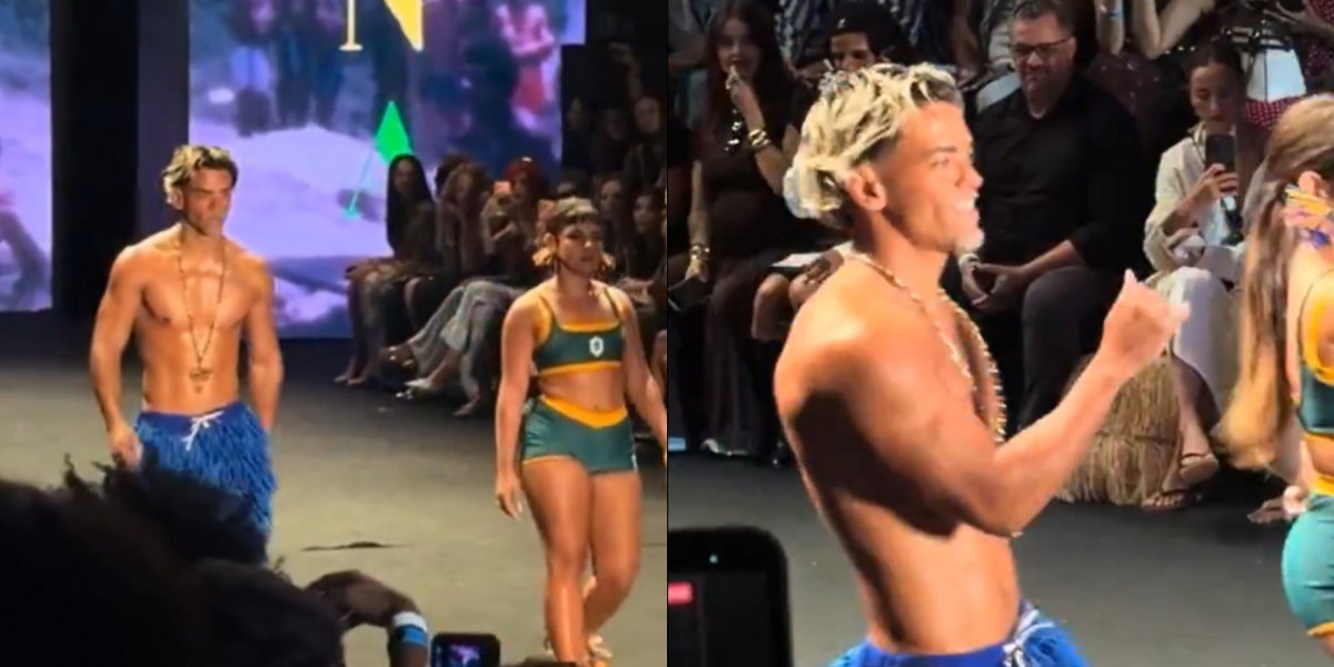 Dancinha de influenciadores em desfile gera críticas e divide opiniões nas redes