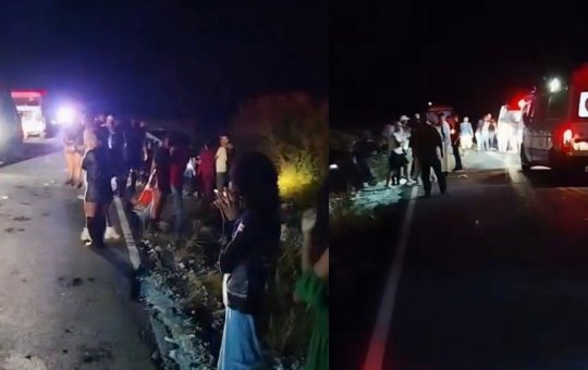 Sete pessoas morrem em colisão entre dois carros na Chapada Diamantina