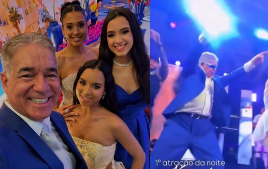 Deputado Zé Neto cai na dança com Igor Kannario em festa de 15 de sua filha