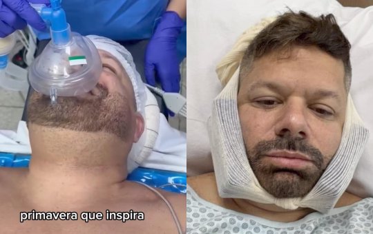 Antes de cirurgia, Danniel Vieira brinca com anestesista e faz desafio de cantar até apagar