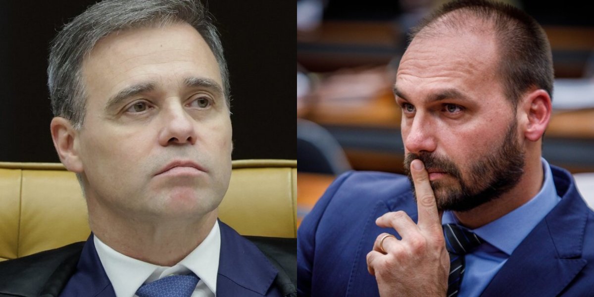 Ministro André Mendonça pede vista em ação de Tabata Amaral contra Eduardo Bolsonaro