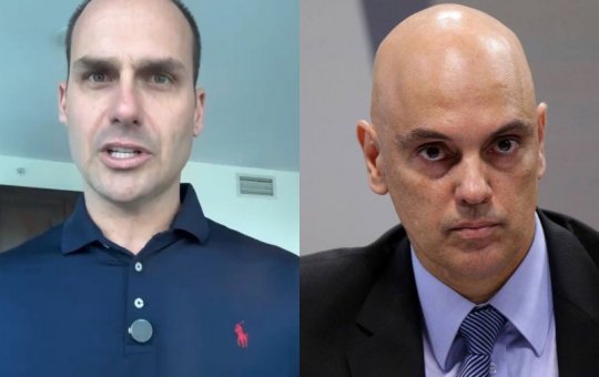 Eduardo Bolsonaro pede que Alexandre de Moraes se declare impedido em seu julgamento 