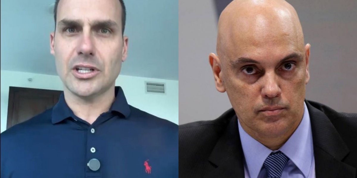 Eduardo Bolsonaro pede que Alexandre de Moraes se declare impedido em seu julgamento 