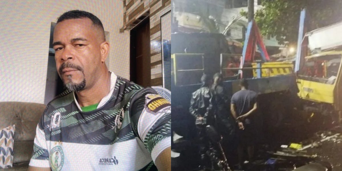 Caminhão desgovernado atinge veículo de coleta e mata agente de limpeza em Salvador