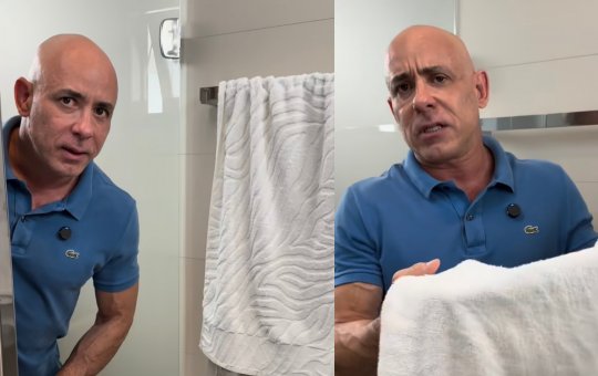 Médico viraliza após alerta sobre perigo de toalhas no banheiro para a saúde