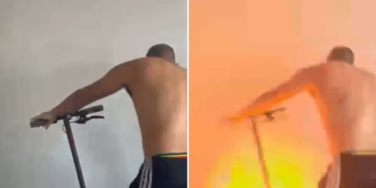 Patinete elétrico explode dentro de apartamento em Maceió e assusta moradores