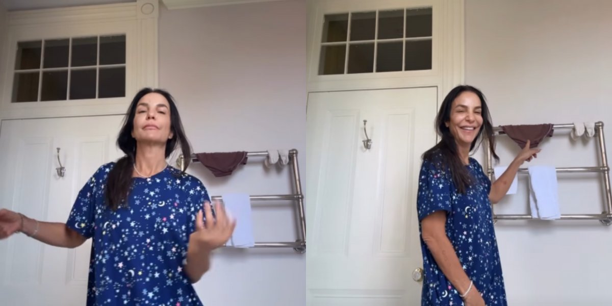 Ivete Sangalo cai na risada após detalhe inusitado aparecer em vídeo
