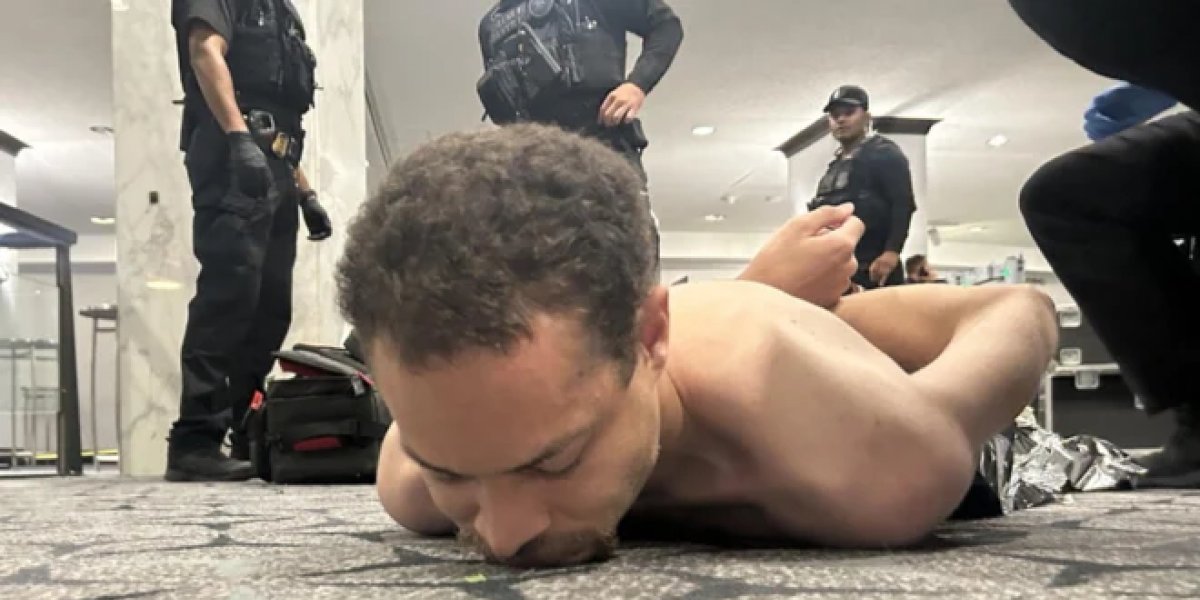 Suspeito do ataque no jantar com Trump passa por audiência de custódia