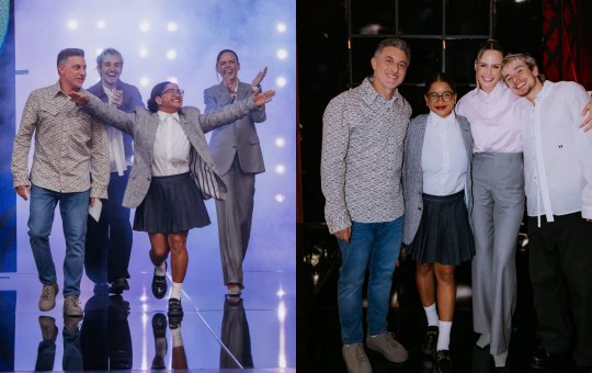 Milena fica constrangida após pergunta de Luciano Huck sobre a irmã: 'Ela está fugindo do ICE?'