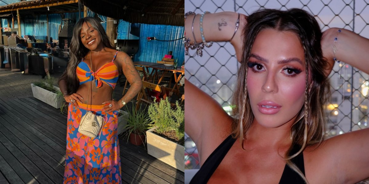 Jojo Todynho e Malévola Alves em redes sociais