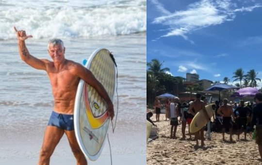 Surfista morre após mal súbito no mar em Salvador