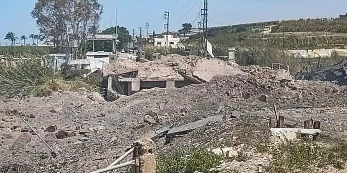 Destroços no Líbano