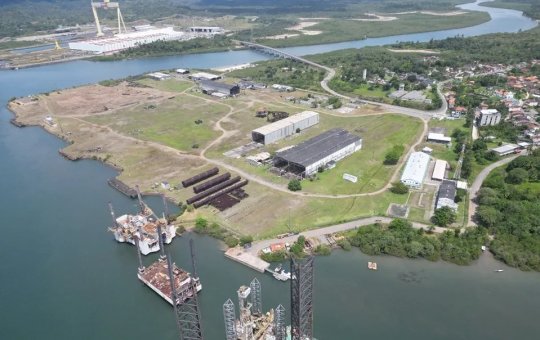 Obras da Ponte Salvador–Itaparica avançam com vistoria e implantação de base logística em Maragogipe