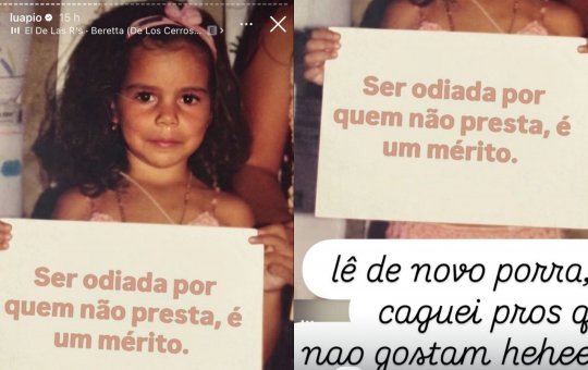 Após polêmica com Virginia, Luana Piovani posta foto com indireta: 'Ser odiada por quem não presta é um mérito'
