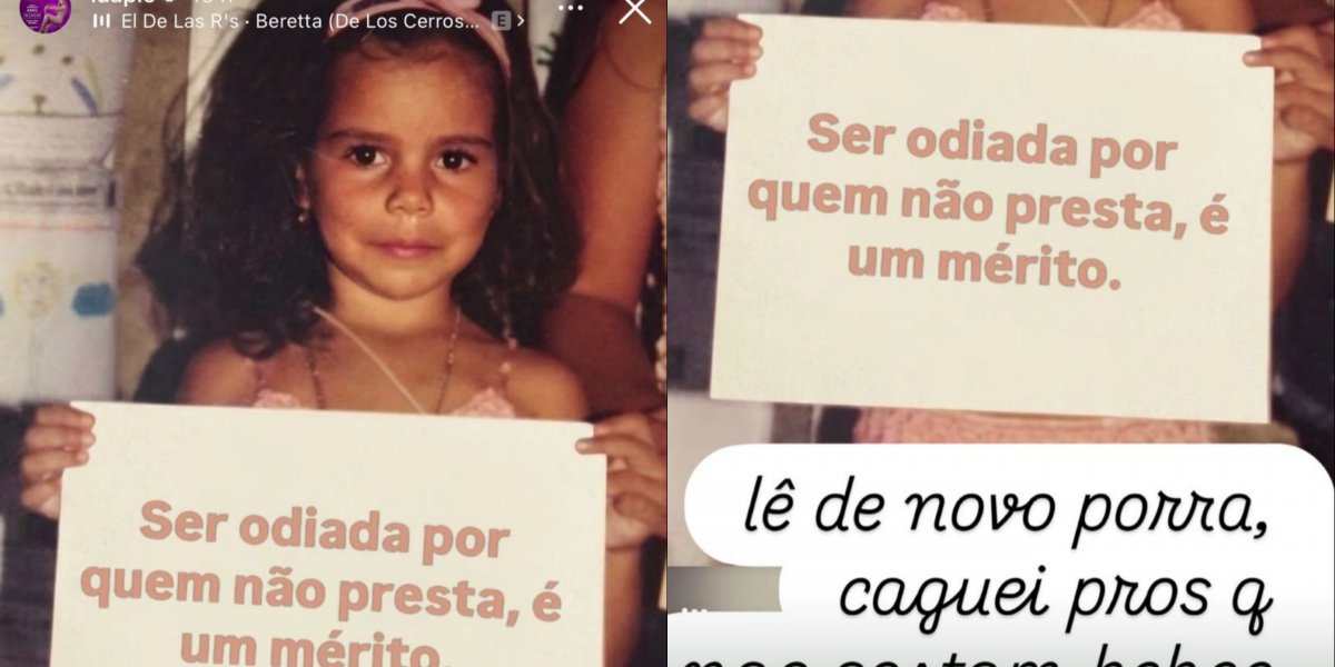 Após polêmica com Virginia, Luana Piovani posta foto com indireta: 'Ser odiada por quem não presta é um mérito'