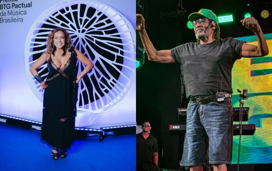 Durante premiação, Daniela Mercury insinua agressão de Edson Gomes à esposa: 'A gente não aceita violência'