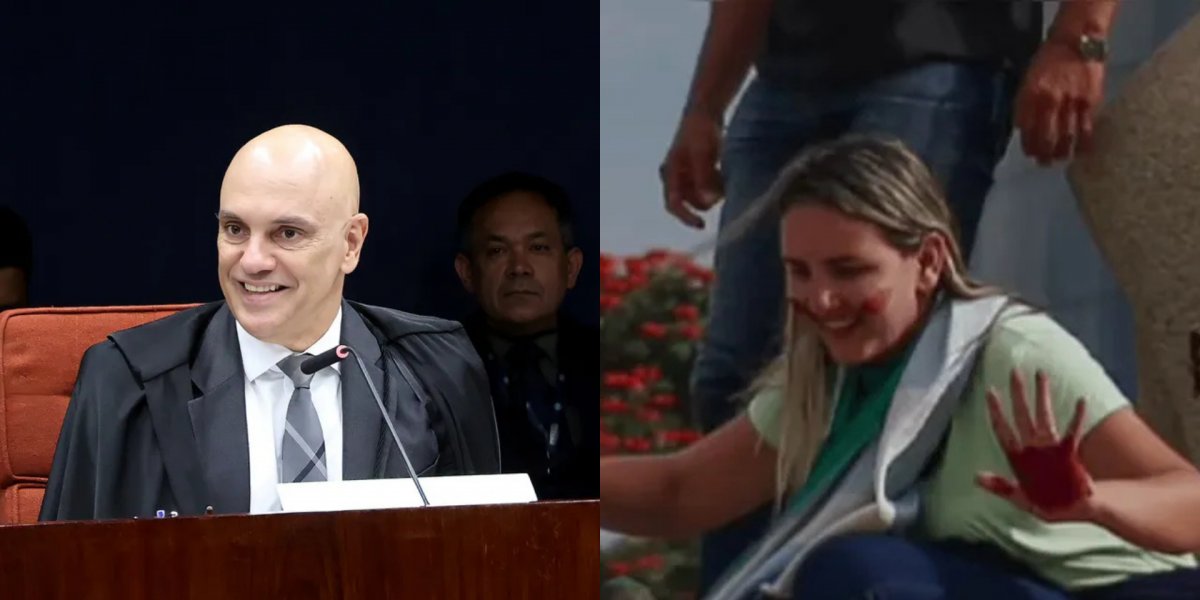 Moraes nega redução de pena de “Débora do Batom”, cabeleireira que pichou estátua no STF