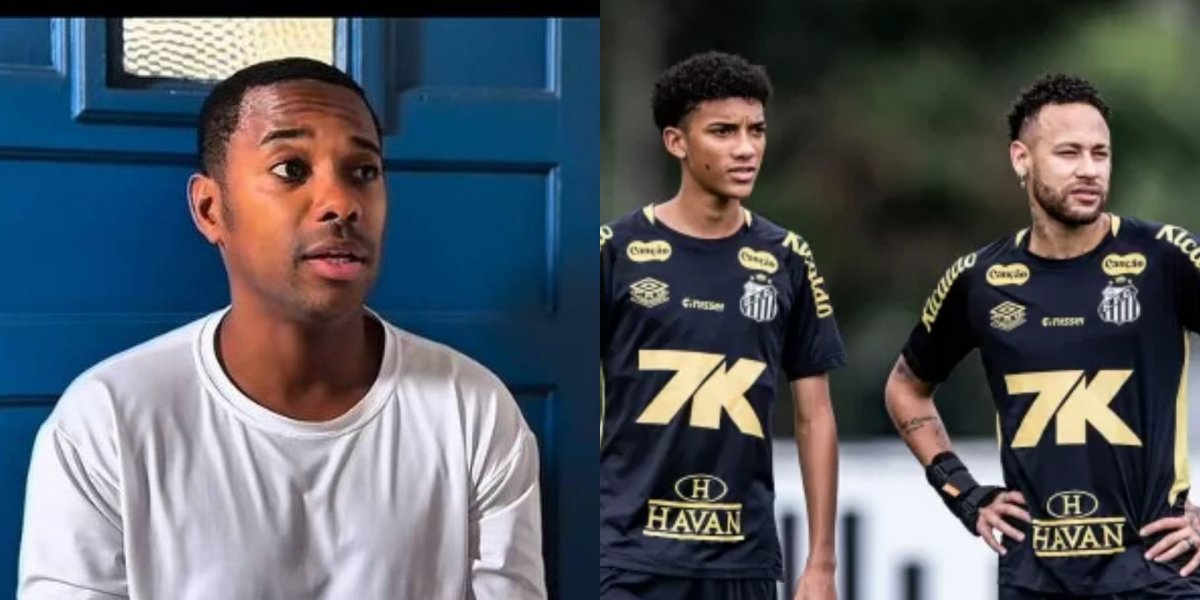 Robinho apoia denúncia do filho contra Neymar e cobra apuração do caso no Santos