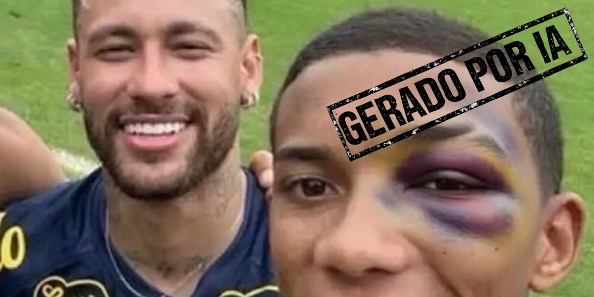 Após polêmica no Santos, imagens geradas por IA sobre Neymar e Robinho Jr. viralizam nas redes