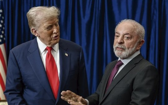 Lula é recebido por Trump na Casa Branca; líderes se cumprimentam antes de reunião