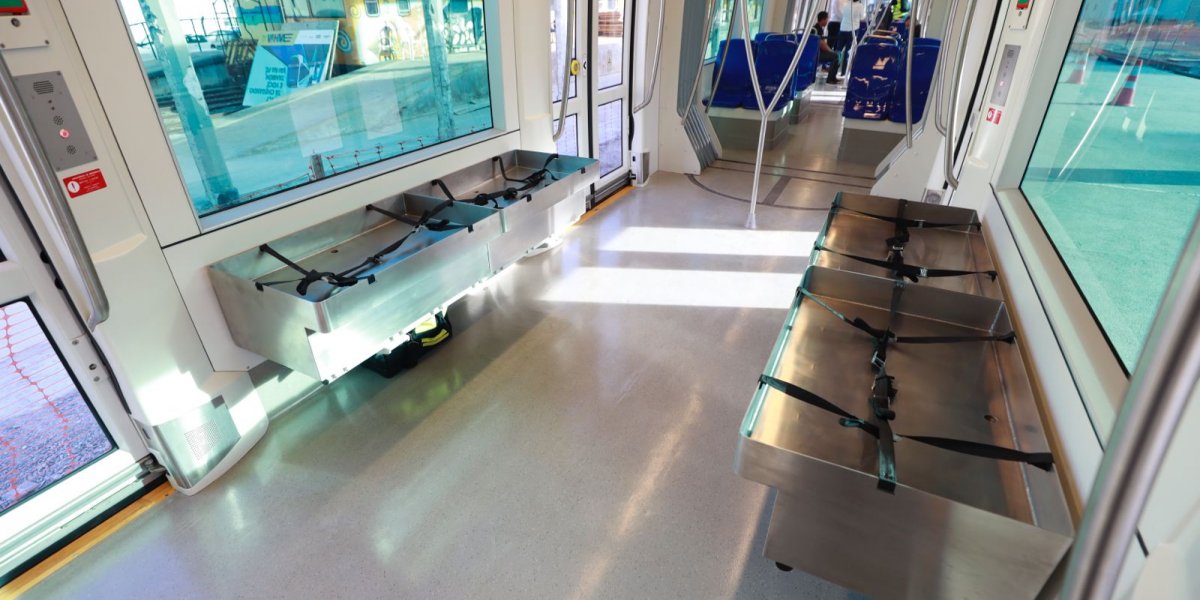 Vagão exclusivo do VLT será utilizado no transporte de pescados e mariscos em Salvador