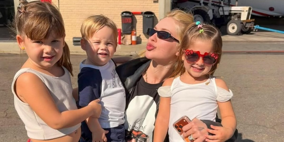 Virginia se emociona ao ser surpreendida pelos filhos com homenagem de Dia das Mães