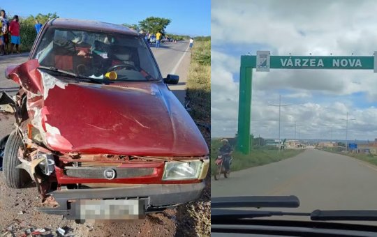 Colisão entre carros termina com mortos e feridos em rodovia no norte da Bahia
