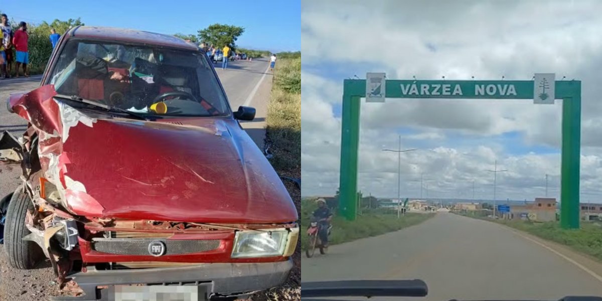 Colisão entre carros termina com mortos e feridos em rodovia no norte da Bahia
