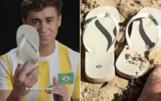 Nikolas Ferreira lança marca de chinelos “Pé Direito” após polêmica com campanha da Havaianas