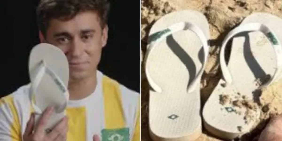 Nikolas Ferreira lança marca de chinelos “Pé Direito” após polêmica com campanha da Havaianas